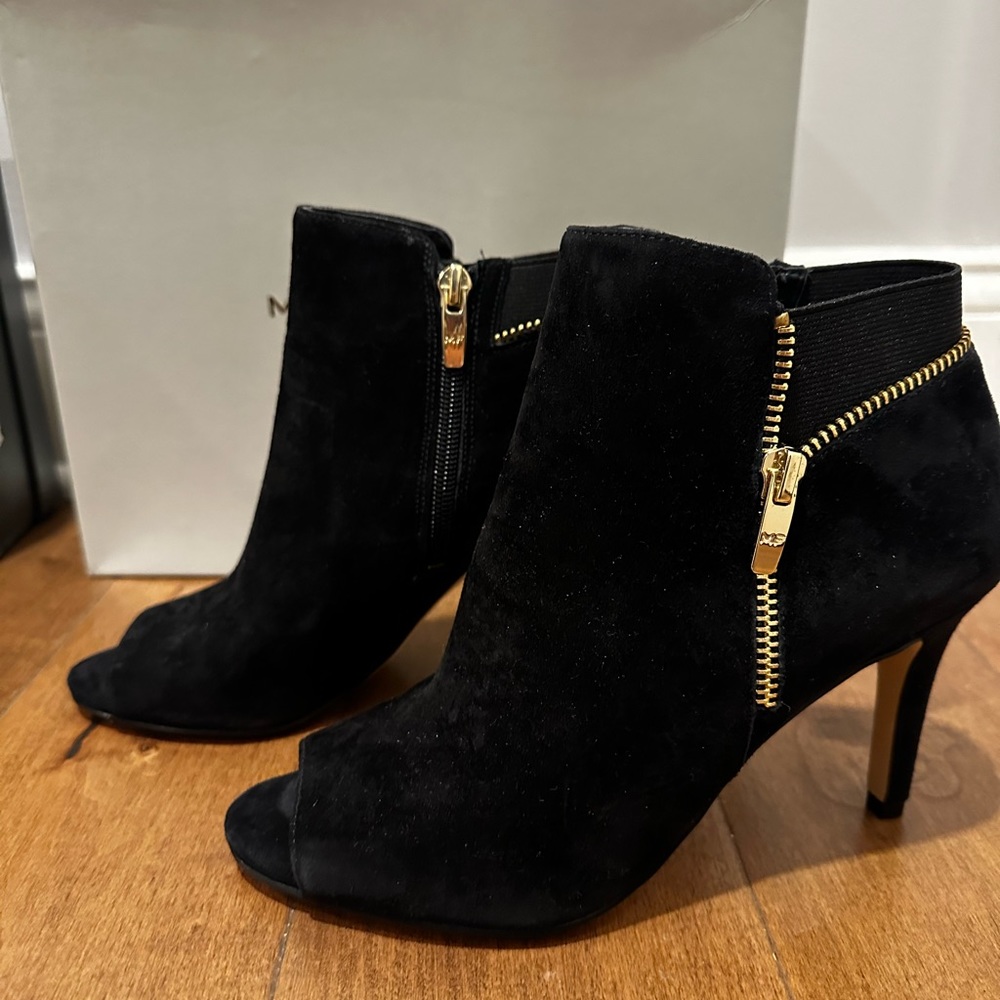 Mark Fisher Serenity Booties - Black Suede